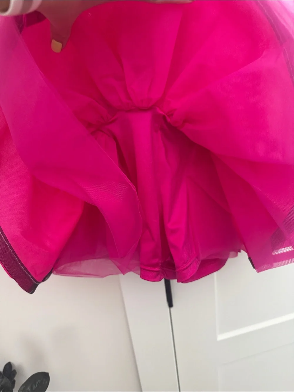 Weissman Hot Pink Sequin Dance Dress